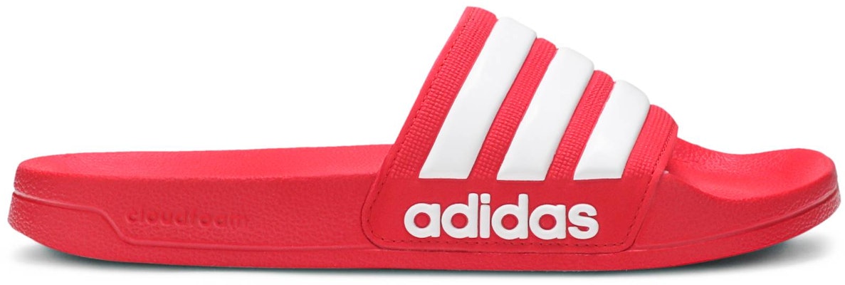 adidas Adilette CloudFoam Slides 'Scarlet' AQ1705 Buy adidas Adilette CloudFoam Slides 'Scarlet' AQ1705