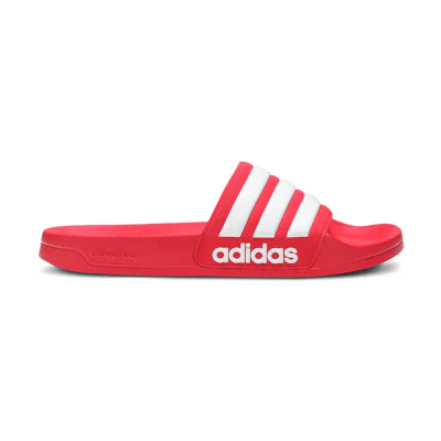 adidas Adilette CloudFoam Slides 'Scarlet'