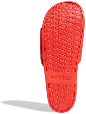 adidas Adilette Comfort 'Oren-Merah Ringkas' F34725 Details for adidas Adilette Comfort 'Oren-Merah Ringkas' F34725