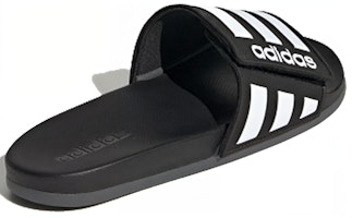 adidas Adilette Comfort ADJ 'Hitam Putih' EG1344 Lookbook adidas Adilette Comfort ADJ 'Hitam Putih' EG1344