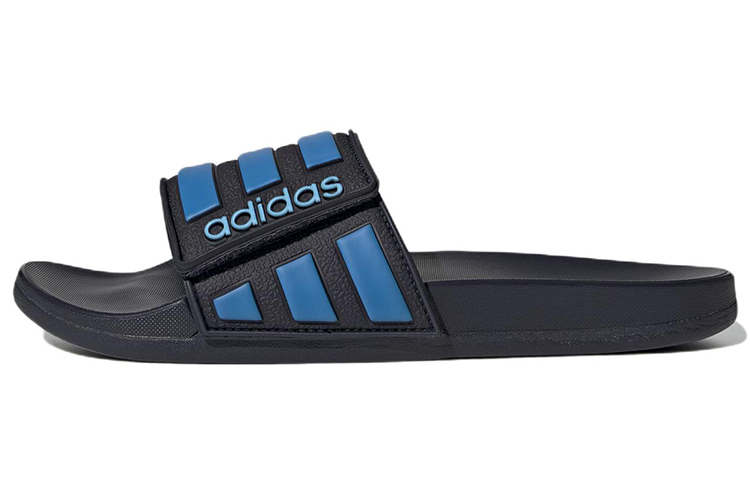 adidas Adilette Comfort Adjustable Slide 'Black Blue' GZ5889