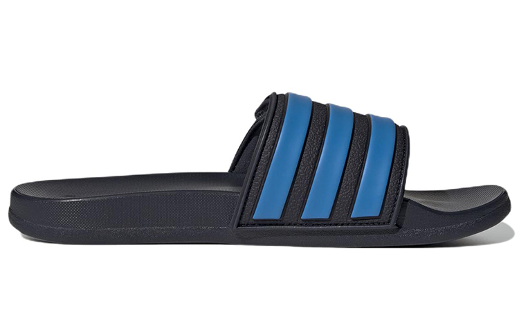Order adidas Adilette 舒適調整運動拖鞋 黑藍