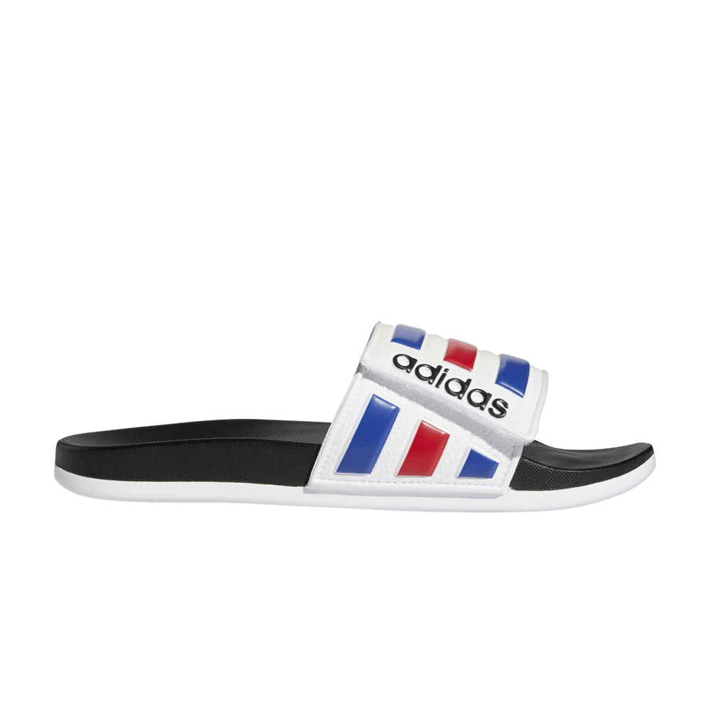 Buy adidas Adilette Comfort Adjustable Slide 'White Royal Scarlet' FY8095 -  Novelship