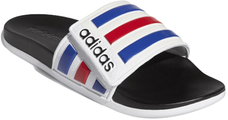 adidas Adilette Comfort Verstelbare Slide ''Wit Royal Rood'' FY8095 Shop adidas Adilette Comfort Verstelbare Slide ''Wit Royal Rood'' FY8095