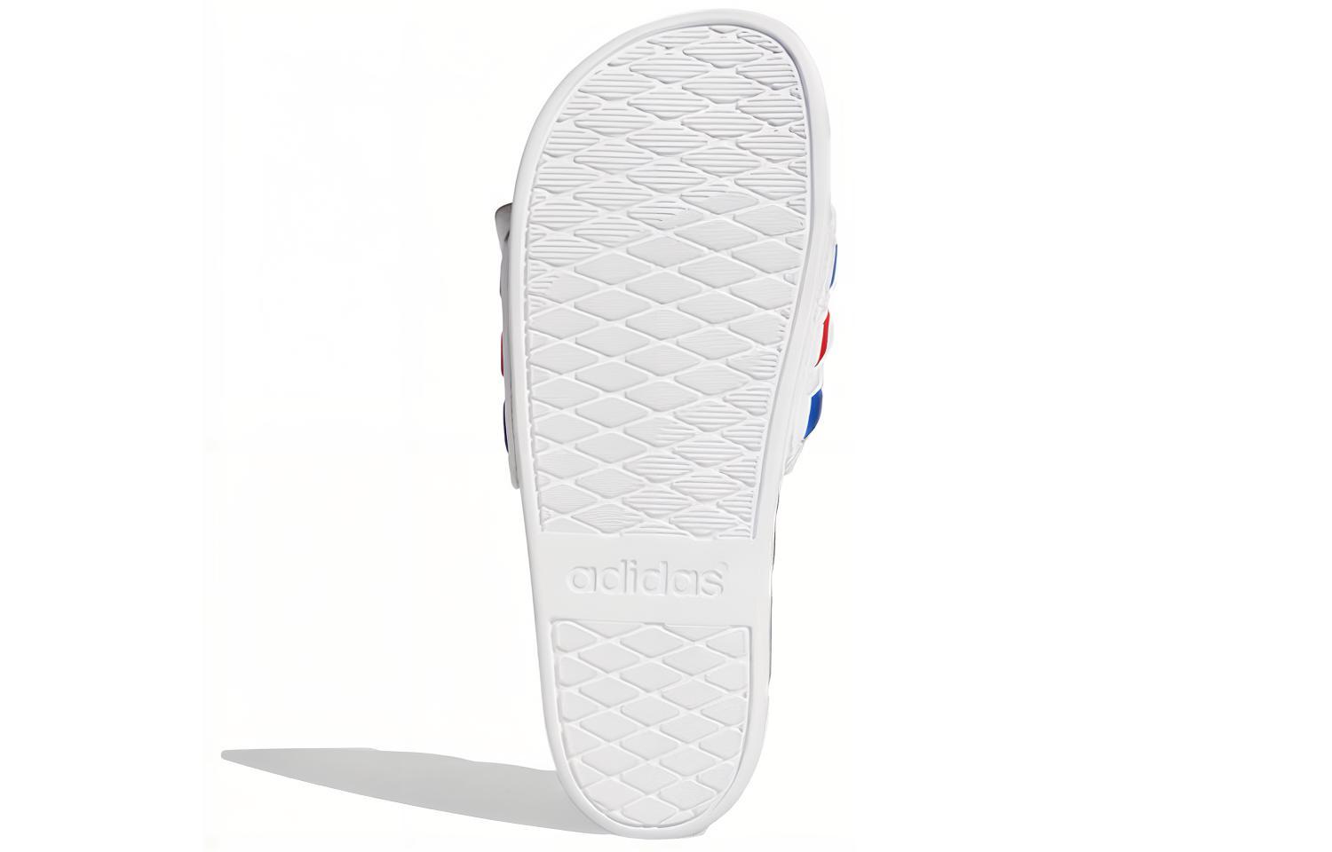 Sizing adidas Adilette Comfort Verstelbare Slide ''Wit Royal Rood'' FY8095