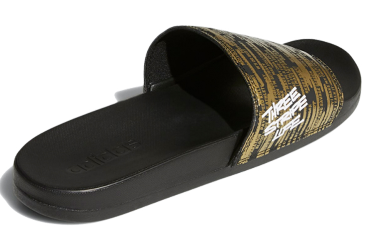 adidas Adilette CMFT Black Gold Slippers 'Black Gold' 圖 4
