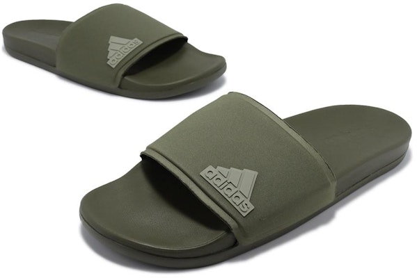 adidas Adilette Comfort Elevated Slide 'Dark Green' IF8659 Shop adidas Adilette Comfort Elevated Slide 'Dark Green' IF8659