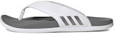 adidas Adilette Comfort Flip Flop 'Putih Kelabu' HQ4459