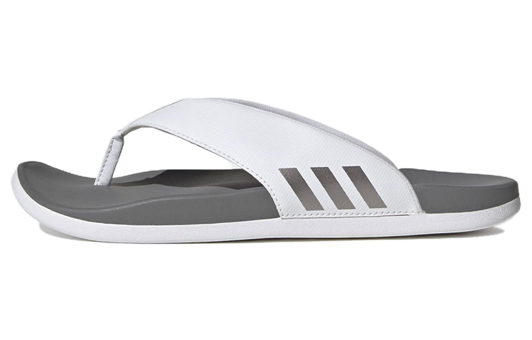 adidas Adilette Comfort Flip Flop 'White Grey' HQ4459