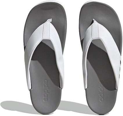 adidas Adilette Comfort Flip Flop 'White Grey' HQ4459 Purchase adidas Adilette Comfort Flip Flop 'White Grey' HQ4459