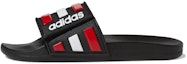 Buy adidas Adilette Comfort Selipar Sukan Tumit Rata Hitam Merah Putih FY8138