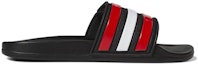Order adidas Adilette Comfort Selipar Sukan Tumit Rata Hitam Merah Putih FY8138
