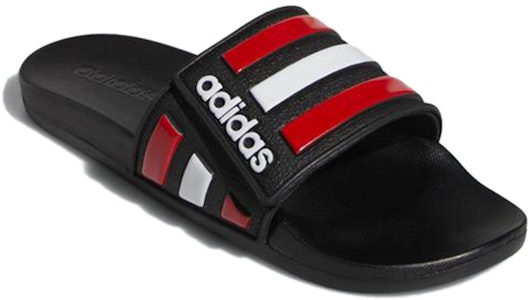 Sandal adidas Adilette Comfort Outdoor Hitam Merah Putih Sports Slippers FY8138 Lookbook Sandal adidas Adilette Comfort Outdoor Hitam Merah Putih Sports Slippers FY8138