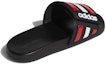 Shop adidas Adilette Comfort Selipar Sukan Tumit Rata Hitam Merah Putih FY8138