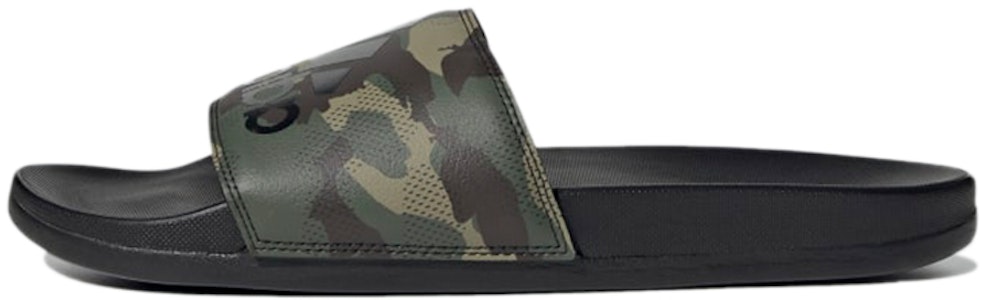Sandal Kasual adidas Adilette Comfort Hitam Hijau Corak Tentera Unisex 'Black Green' GW1053 Buy Sandal Kasual adidas Adilette Comfort Hitam Hijau Corak Tentera Unisex 'Black Green' GW1053