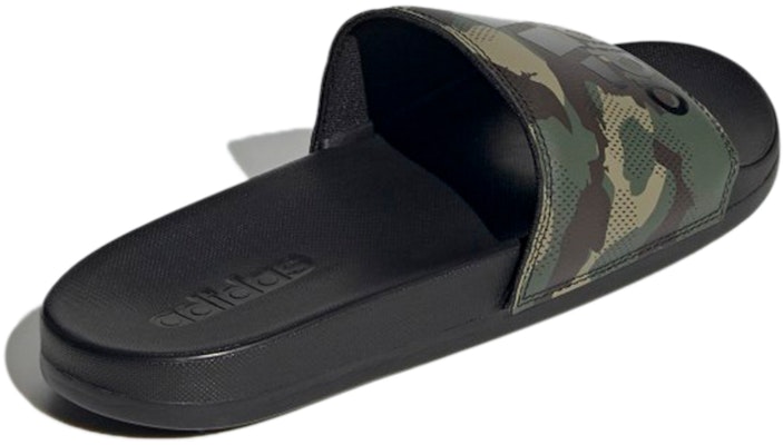 adidas Adilette Comfort Sandals Casual Sports Slippers Black Green Camouflage Unisex 'Black Green' GW1053 Shop adidas Adilette Comfort Sandals Casual Sports Slippers Black Green Camouflage Unisex 'Black Green' GW1053