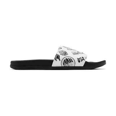 adidas Adilette CMFT Slide 'All Over Logos - White'