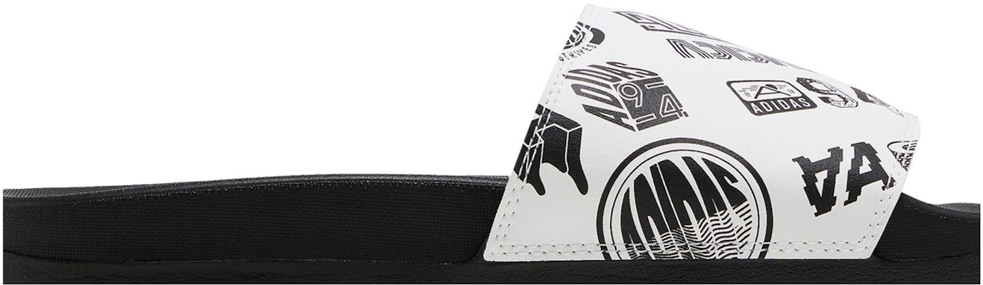 阿迪达斯 Adilette 舒适拖鞋 '满印标志 - 白色' FZ1751 Order 阿迪达斯 Adilette 舒适拖鞋 '满印标志 - 白色' FZ1751