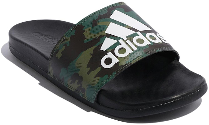 adidas Adilette Comfort Slide 'Black Camo' GW9647 Lookbook adidas Adilette Comfort Slide 'Black Camo' GW9647