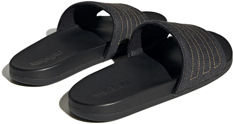 adidas Adilette Comfort Slide ''Denim Nero'' IG3031 Shop adidas Adilette Comfort Slide ''Denim Nero'' IG3031