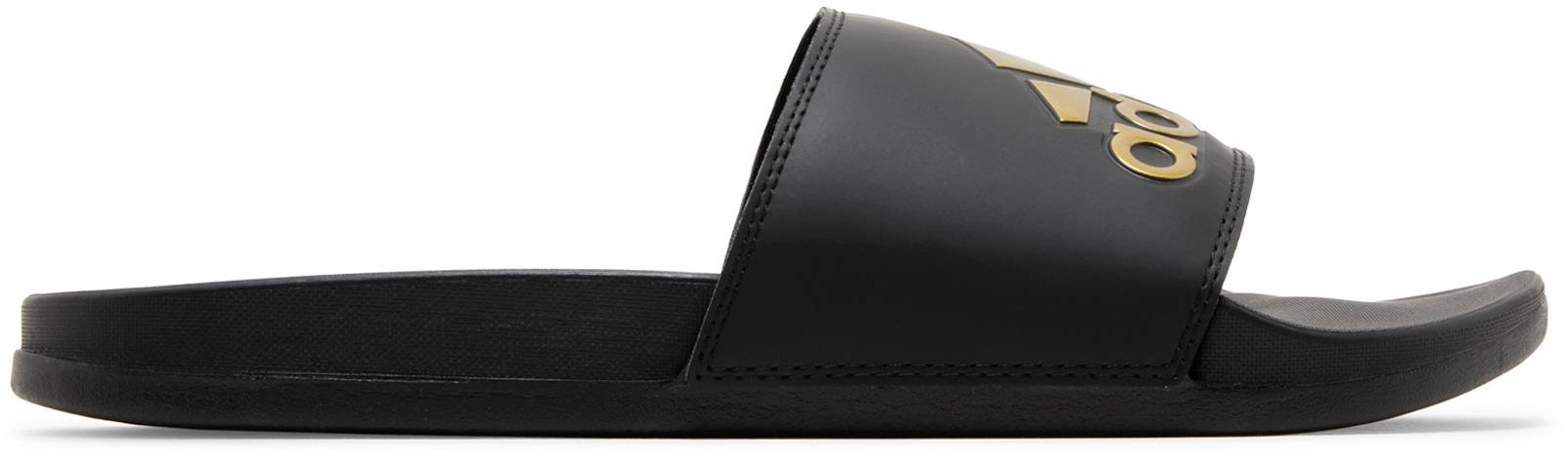 adidas-adilette-comfort-slide-black-gold-metallic