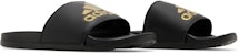 adidas Adilette Comfort Slide 'Hitam Emas Metalik' GY1946
