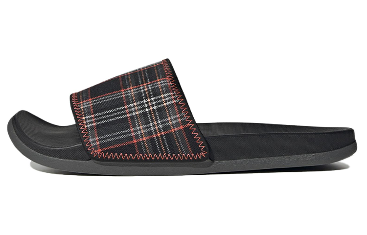 adidas Adilette Comfort Slide 'Black Plaid' GY2488