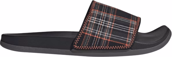 adidas Adilette Comfort Slide 'Black Plaid' GY2488 adidas Adilette Comfort Slide 'Black Plaid' GY2488