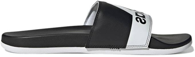 adidas Adilette Comfort Slide 'Hitam Putih' GV9712 Order adidas Adilette Comfort Slide 'Hitam Putih' GV9712