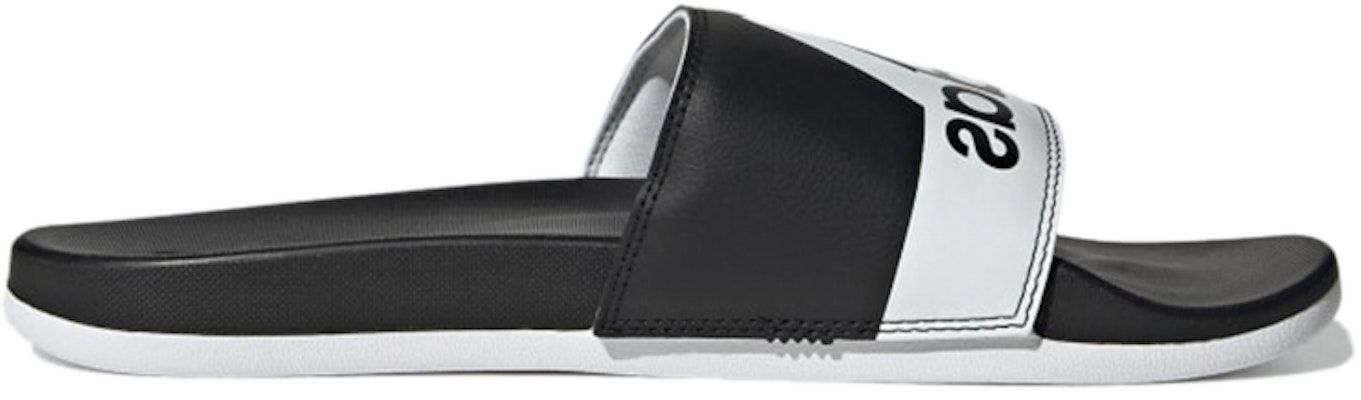 adidas Adilette Comfort Slide 'Black White' GV9712 Order adidas Adilette Comfort Slide 'Black White' GV9712