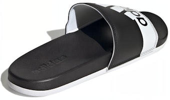 adidas Adilette Comfort Slide 'Hitam Putih' GV9712 Shop adidas Adilette Comfort Slide 'Hitam Putih' GV9712