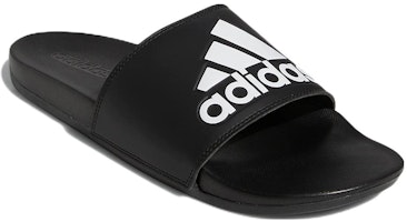 adidas Adilette Comfort Slide 'Hitam Putih' GY1945 Lookbook adidas Adilette Comfort Slide 'Hitam Putih' GY1945