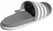 Shop adidas Adilette Cloudfoam 休閒運動拖鞋 灰白