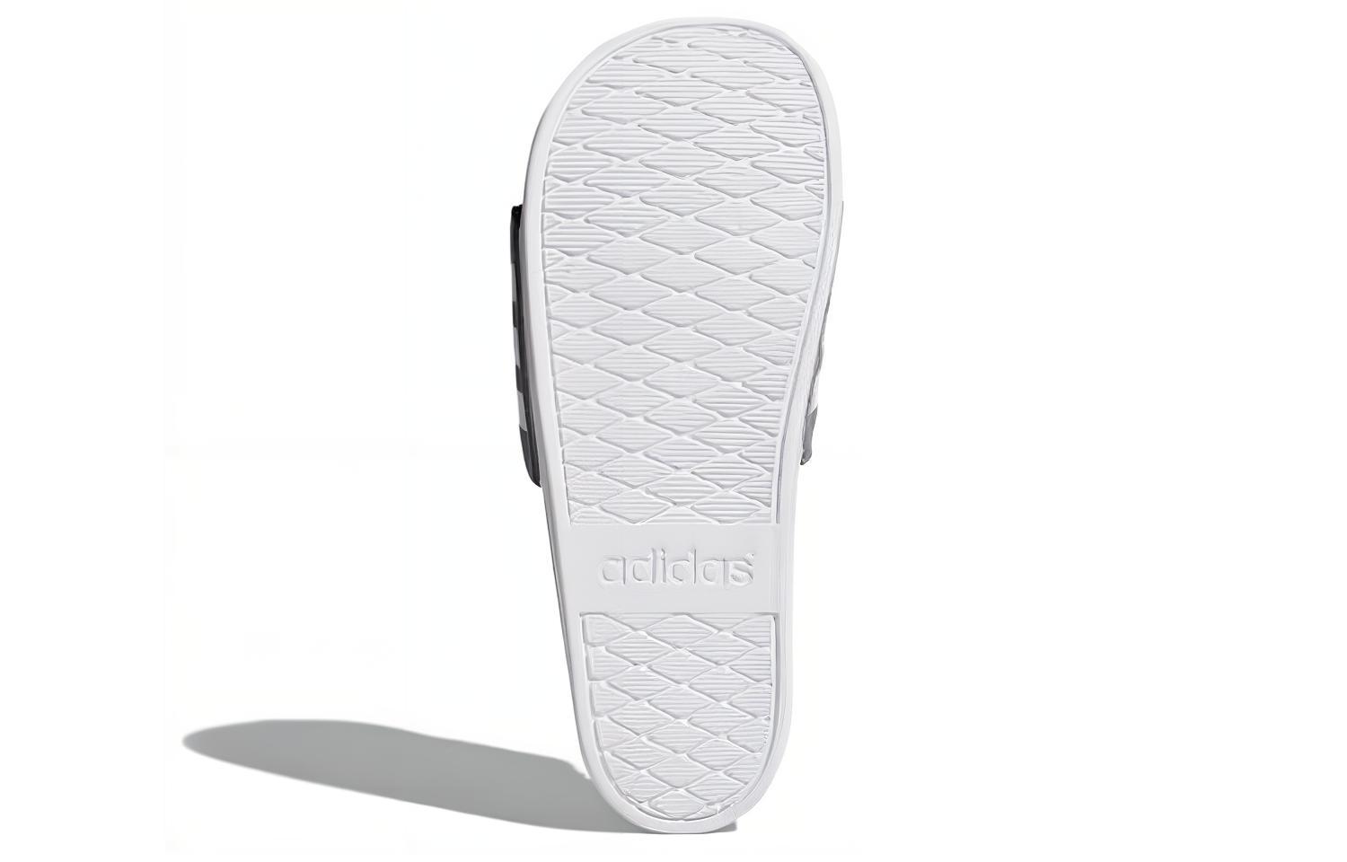 Details for adidas Adilette Cloudfoam 休閒運動拖鞋 灰白
