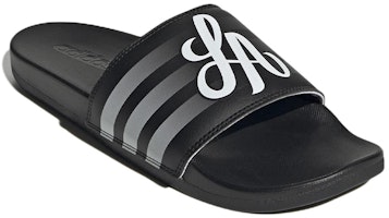 adidas Adilette Comfort Slide 'LA' Sandal GV8341 Lookbook adidas Adilette Comfort Slide 'LA' Sandal GV8341