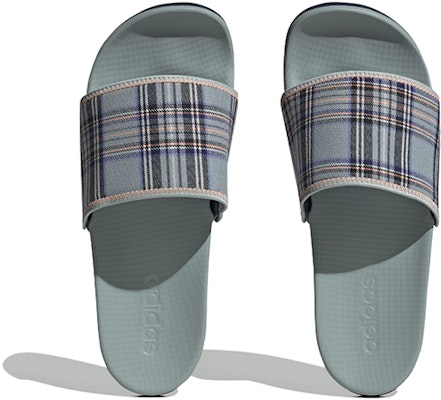 adidas Adilette Comfort Slide 'Magic Grey Plaid' GY2487 Shop adidas Adilette Comfort Slide 'Magic Grey Plaid' GY2487