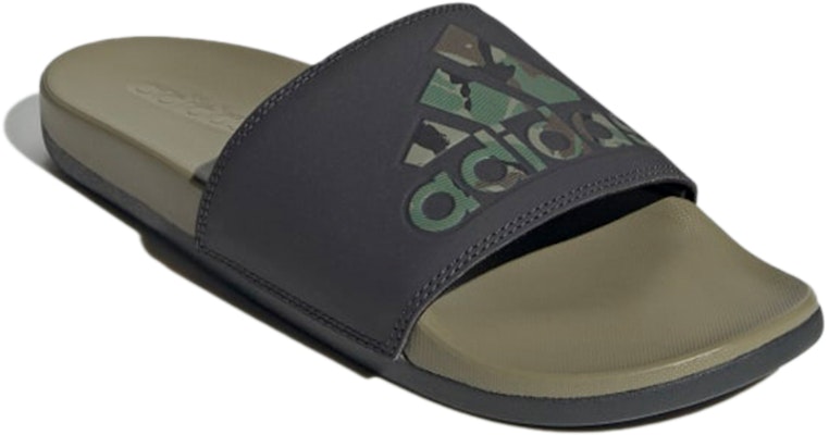 adidas Adilette Comfort Slide 'Orbit Green Carbon' GZ2917 Lookbook adidas Adilette Comfort Slide 'Orbit Green Carbon' GZ2917