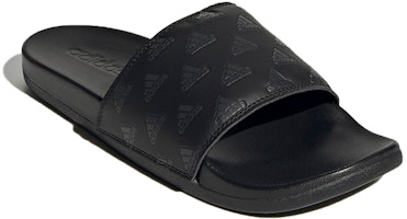 adidas Adilette Comfort Slide 'Repeat Logo - Hitam' GV9736 Lookbook adidas Adilette Comfort Slide 'Repeat Logo - Hitam' GV9736