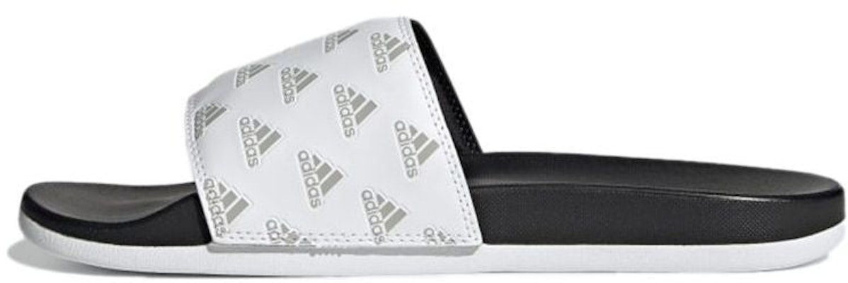 adidas Adilette Comfort Slide 'Repeat Logo - White' GV9737 Buy adidas Adilette Comfort Slide 'Repeat Logo - White' GV9737
