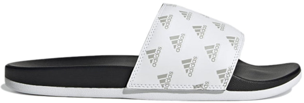 阿迪达斯 Adilette 舒适拖鞋 '重复 Logo - 白色' GV9737 Order 阿迪达斯 Adilette 舒适拖鞋 '重复 Logo - 白色' GV9737