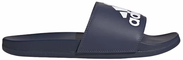 adidas Adilette Comfort Slide 'Shadow Navy White' H03616 adidas Adilette Comfort Slide 'Shadow Navy White' H03616