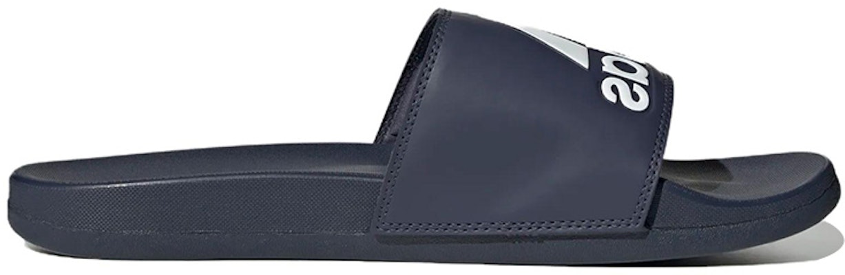 adidas Adilette Comfort Slide 'Shadow Navy Putih' H03616 Order adidas Adilette Comfort Slide 'Shadow Navy Putih' H03616