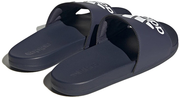 adidas Adilette Comfort Slide 'Shadow Navy Putih' H03616 Lookbook adidas Adilette Comfort Slide 'Shadow Navy Putih' H03616