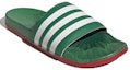 Lookbook adidas Adilette Comfort Slide 'Hijau Vivid Scarlet Merah' GX7221