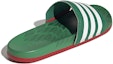 Shop adidas Adilette Comfort Slide 'Hijau Vivid Scarlet Merah' GX7221