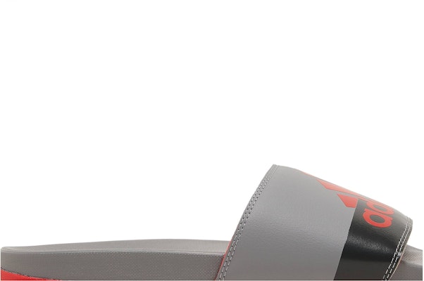 adidas Adilette Comfort Slide 'Vivid Red Grey' GZ1144 Order adidas Adilette Comfort Slide 'Vivid Red Grey' GZ1144