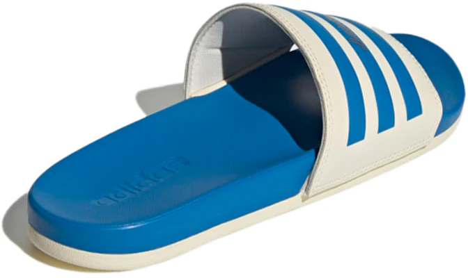 adidas Adilette Comfort Slide ''Weiß Blau Rush'' GW8753 Shop adidas Adilette Comfort Slide ''Weiß Blau Rush'' GW8753