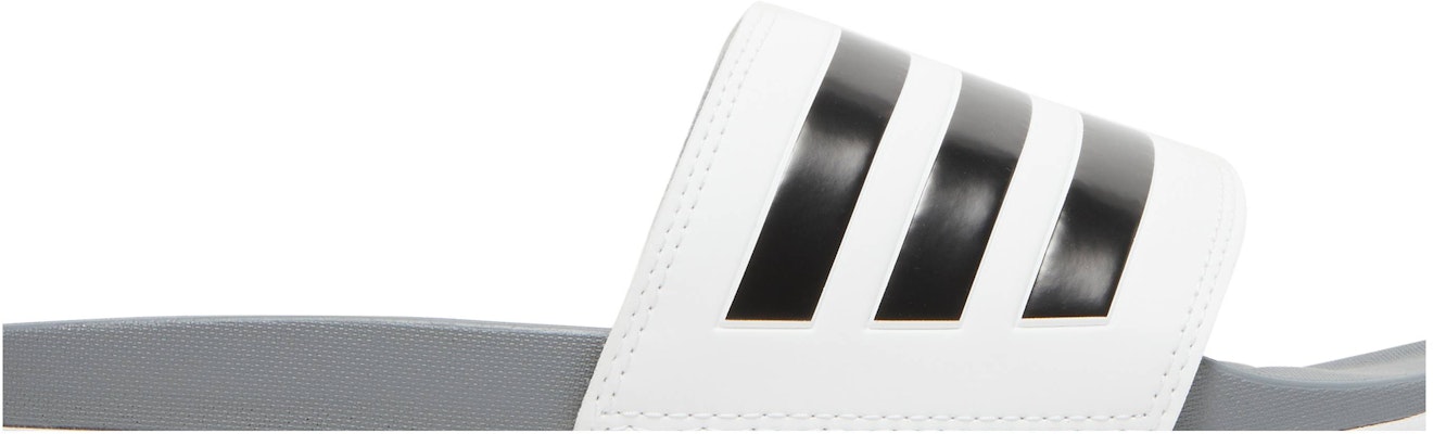 adidas Adilette Comfort Slide 'White Grey' GZ5895 Order adidas Adilette Comfort Slide 'White Grey' GZ5895