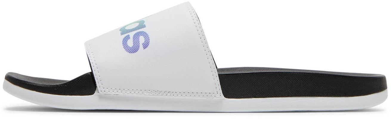 adidas Adilette Comfort Slide 'White Multi' H02488 Lookbook adidas Adilette Comfort Slide 'White Multi' H02488