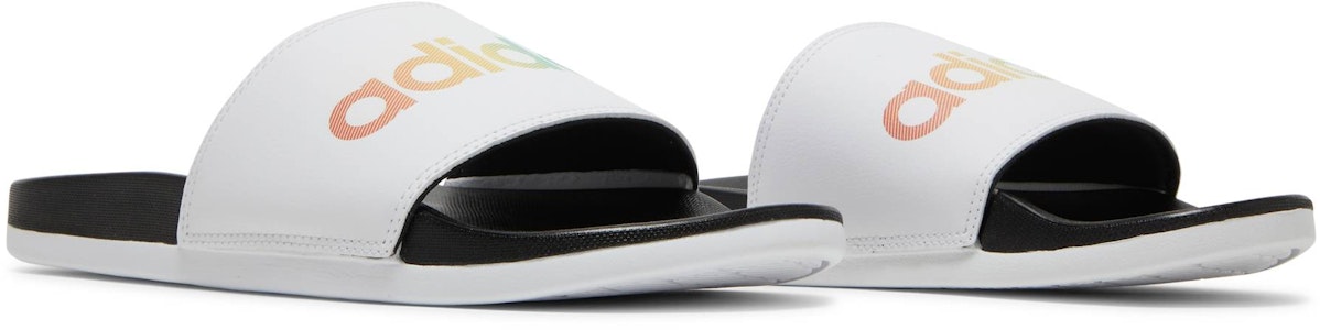 adidas Adilette Comfort Slide 'Putih Multi' H02488 Cheap adidas Adilette Comfort Slide 'Putih Multi' H02488